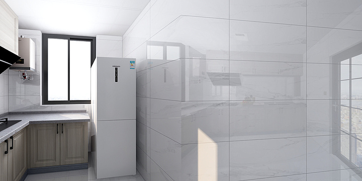 罗东升-嘉盛装饰2小2楼厨房-装修设计方案