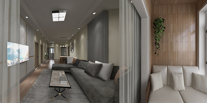 筑梦空间-白泽-巴黎名城-装修设计方案