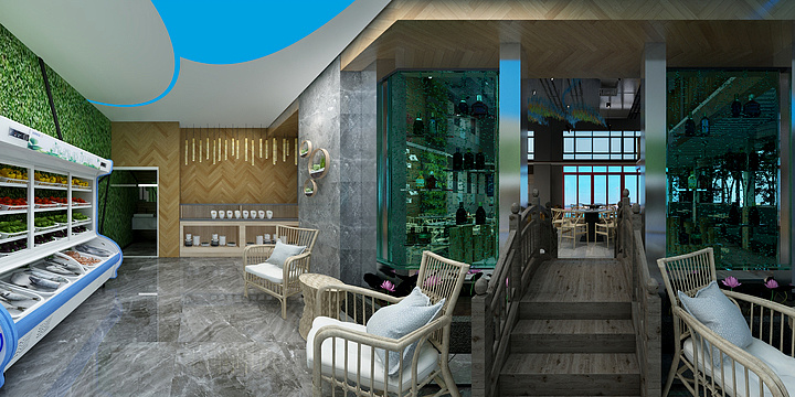 设计甘鑫-购物公园2楼火锅店-装修设计方案