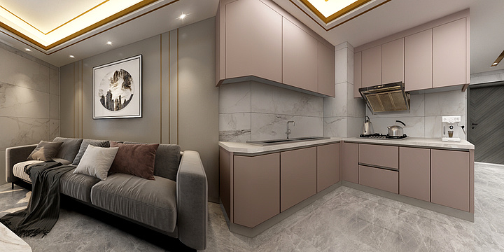 溢家空间设计-龙润湾美1311-装修设计方案