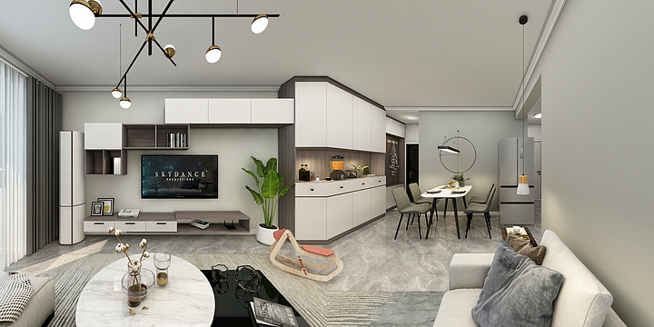 家装设计师李娜-钢城春邑107平-邵-装修设计方案