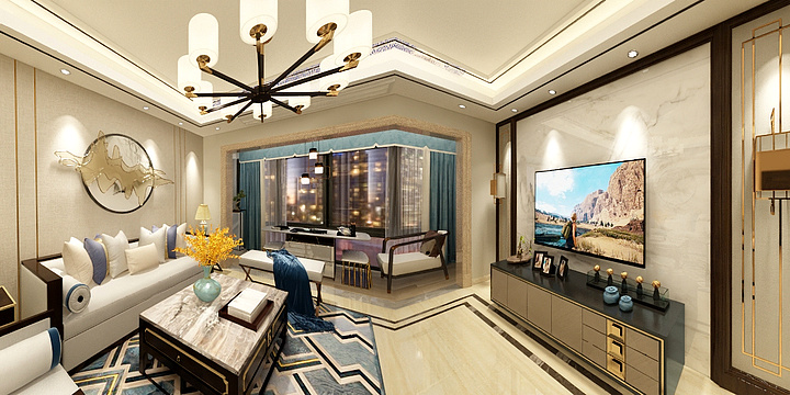 喜名装饰-未来城市10-503效果图-副本-装修设计方案