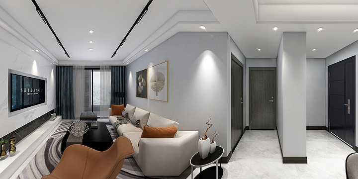 心雪扉-现代轻奢-唐帅-装修设计方案