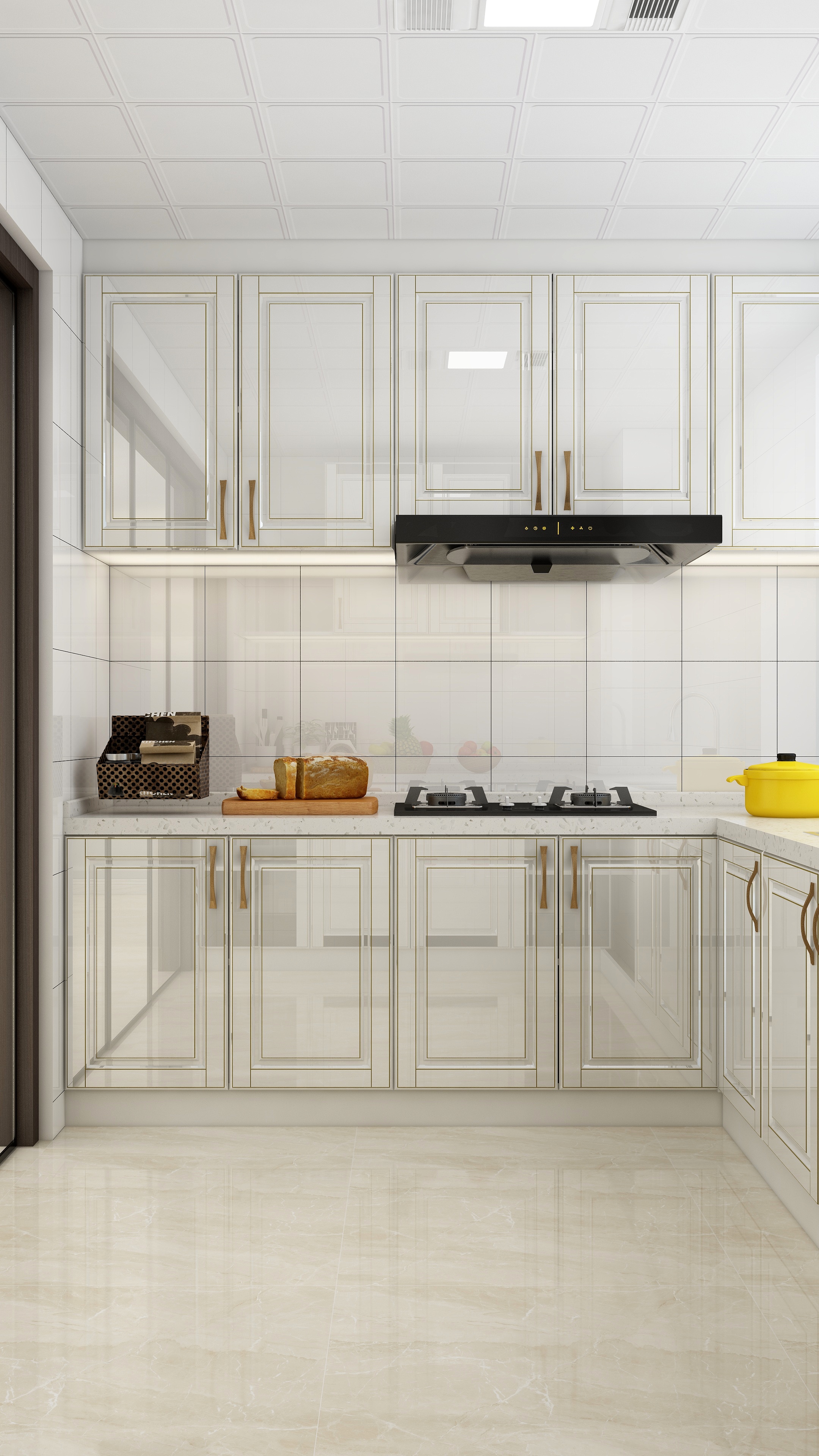 吴爽-北欧轻奢风2室设计装修效果图