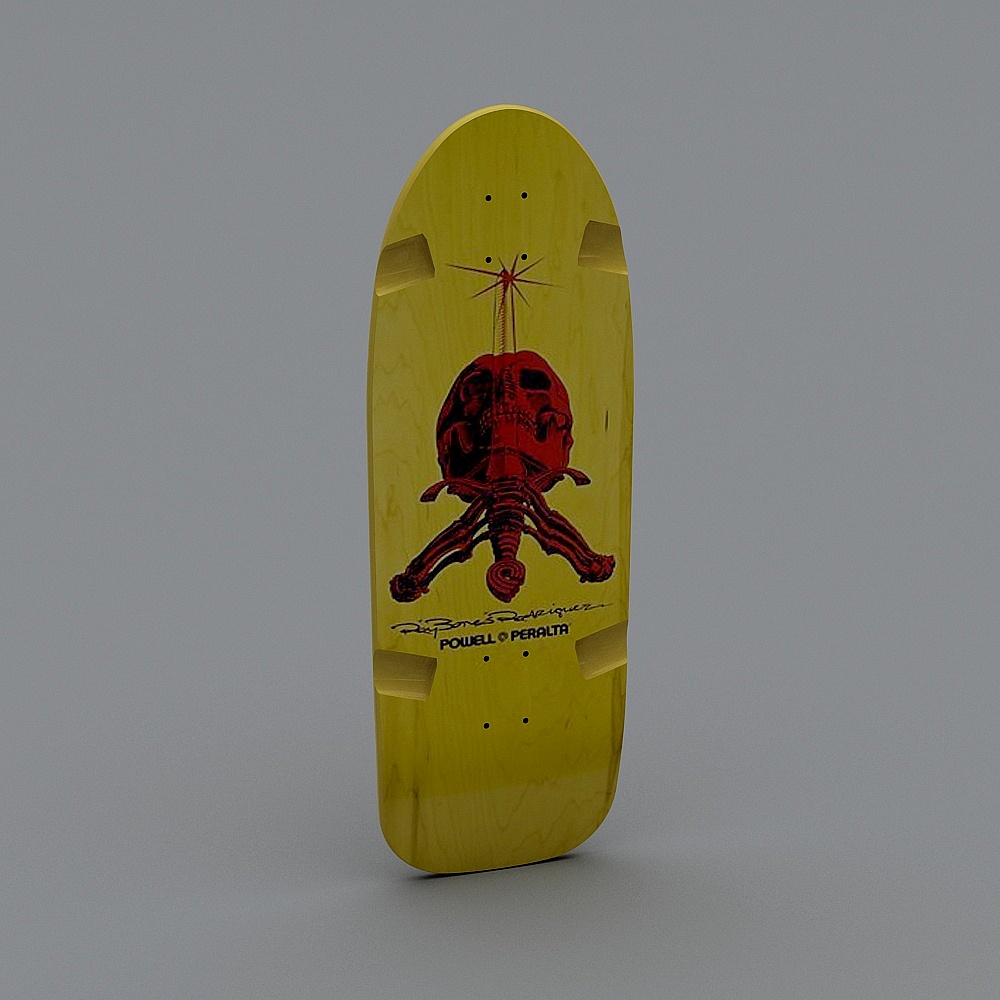 滑板043D模型