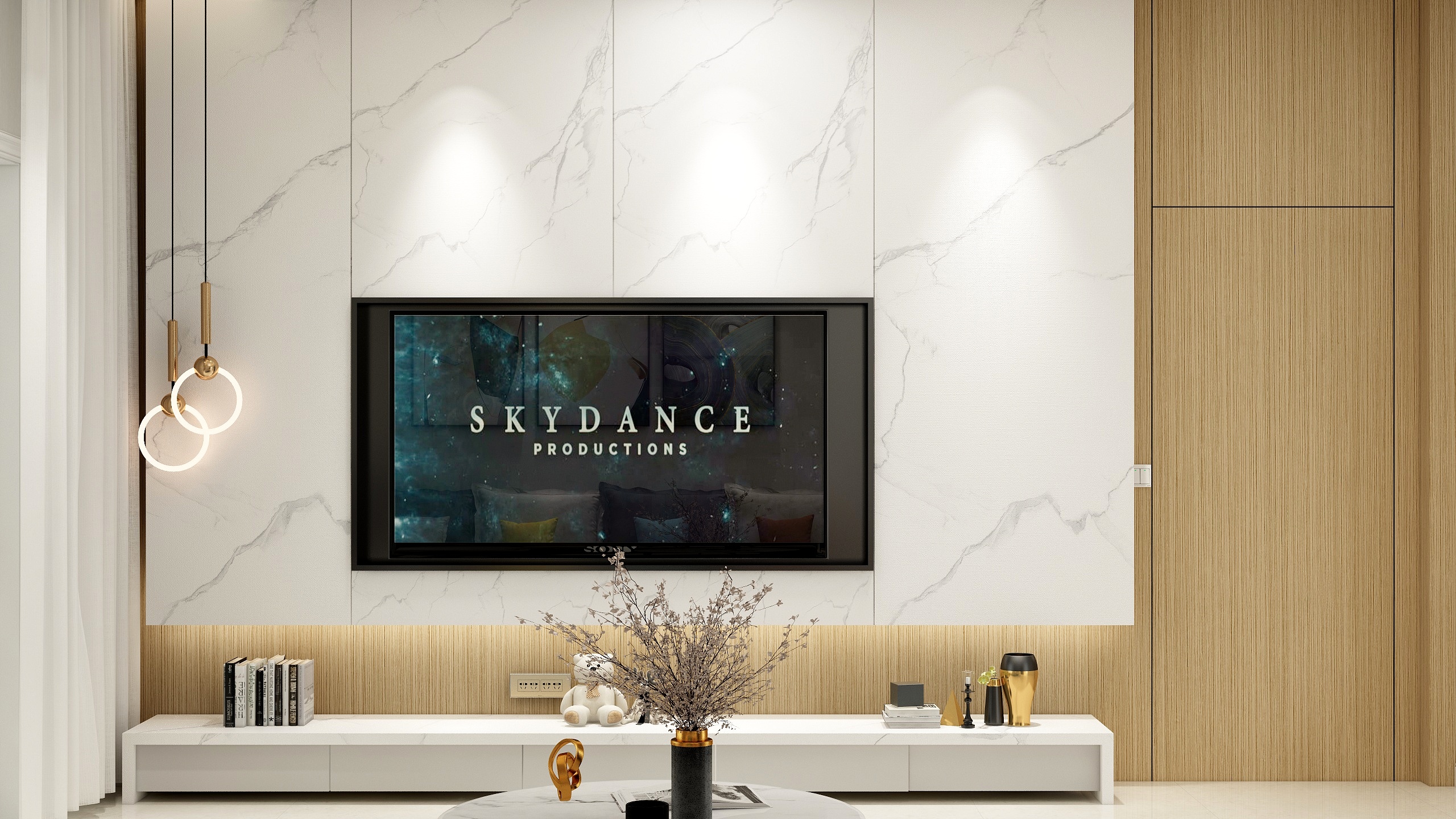 原野TX-李忠二楼客厅-装修设计方案