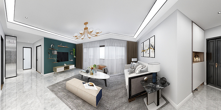 彬彬而已-绿地滨江壹号-装修设计方案