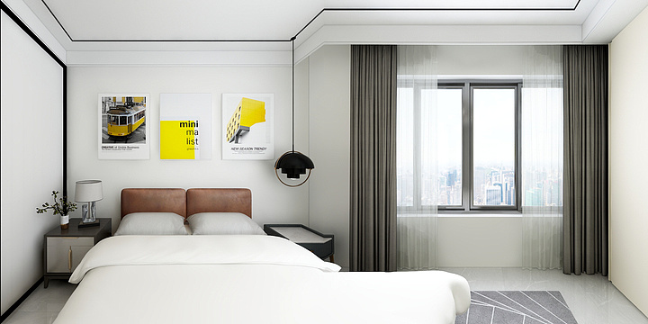 于丽丽设计师-斑竹园户型图三楼-装修设计方案