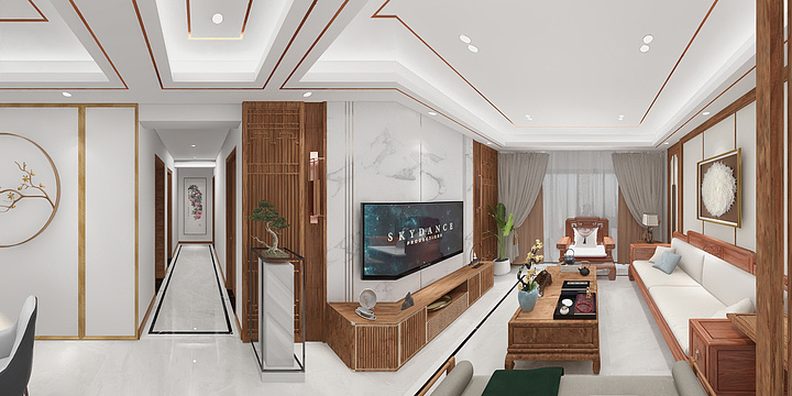 無白-南碧桂园156-装修设计方案