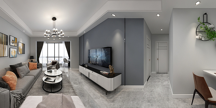 落落荒原-长安锦绣雅苑-装修设计方案