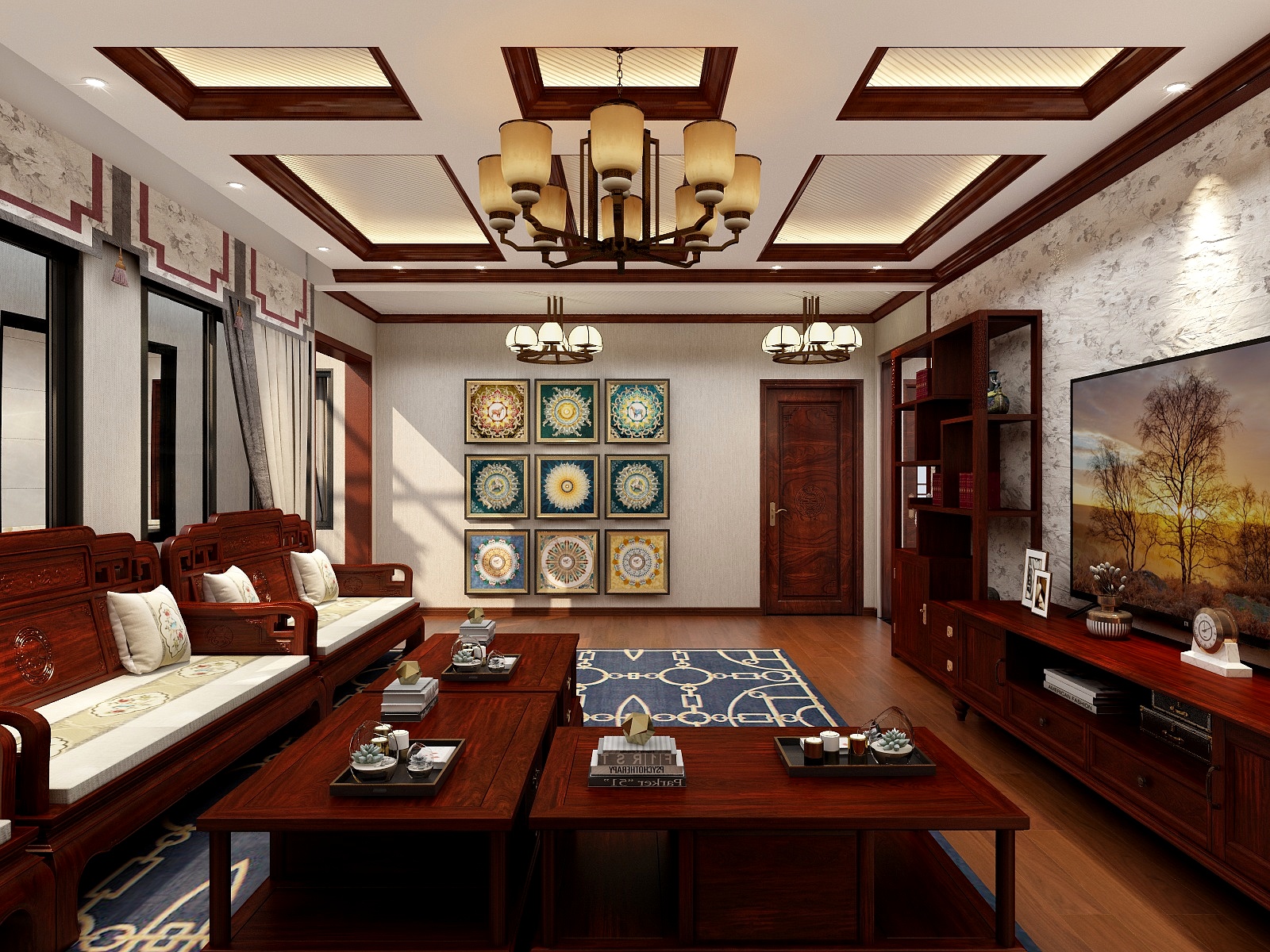 EDCV-藏室装修效果图