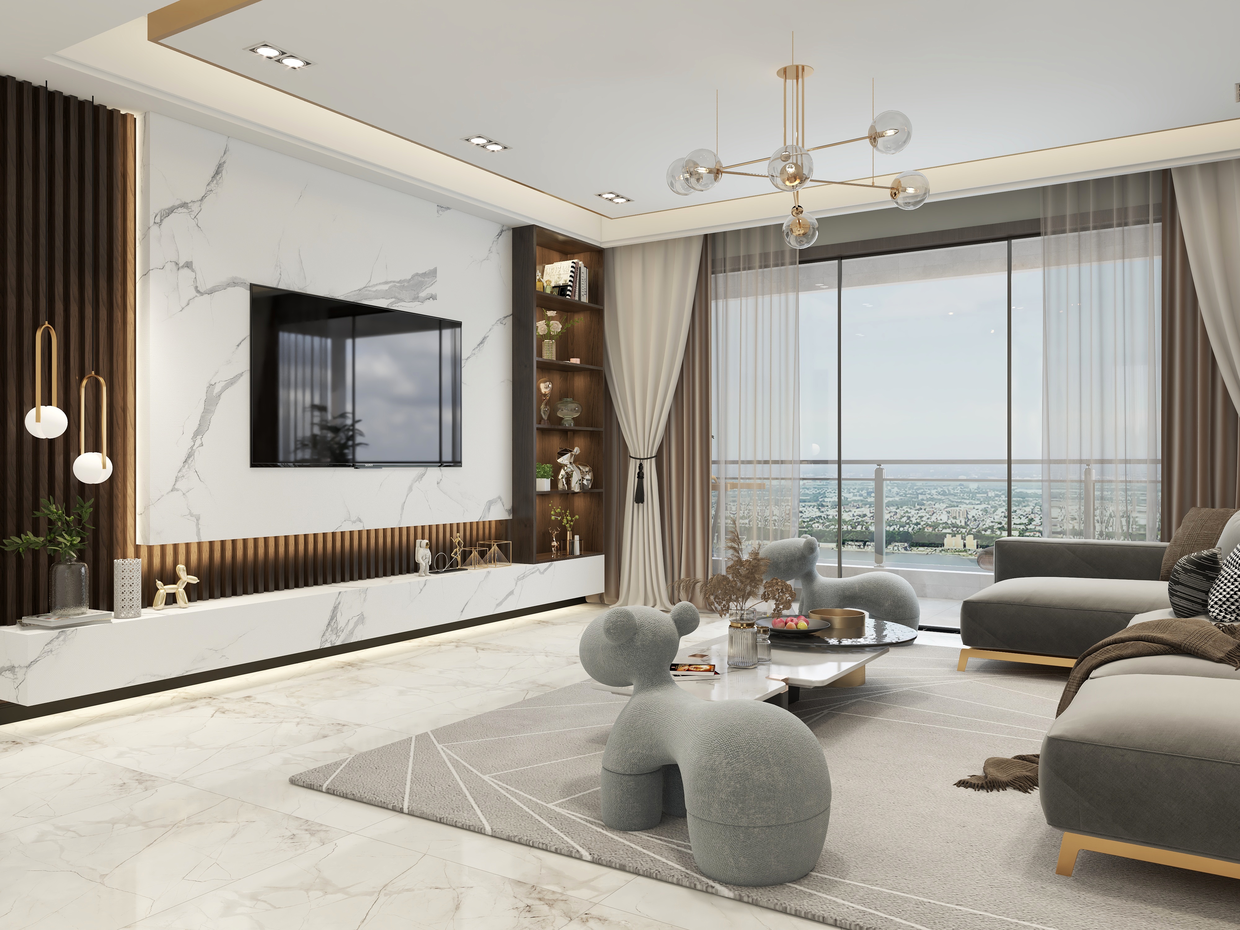 陈祥子-深圳华盛观芸二期-《无桐》装修效果图