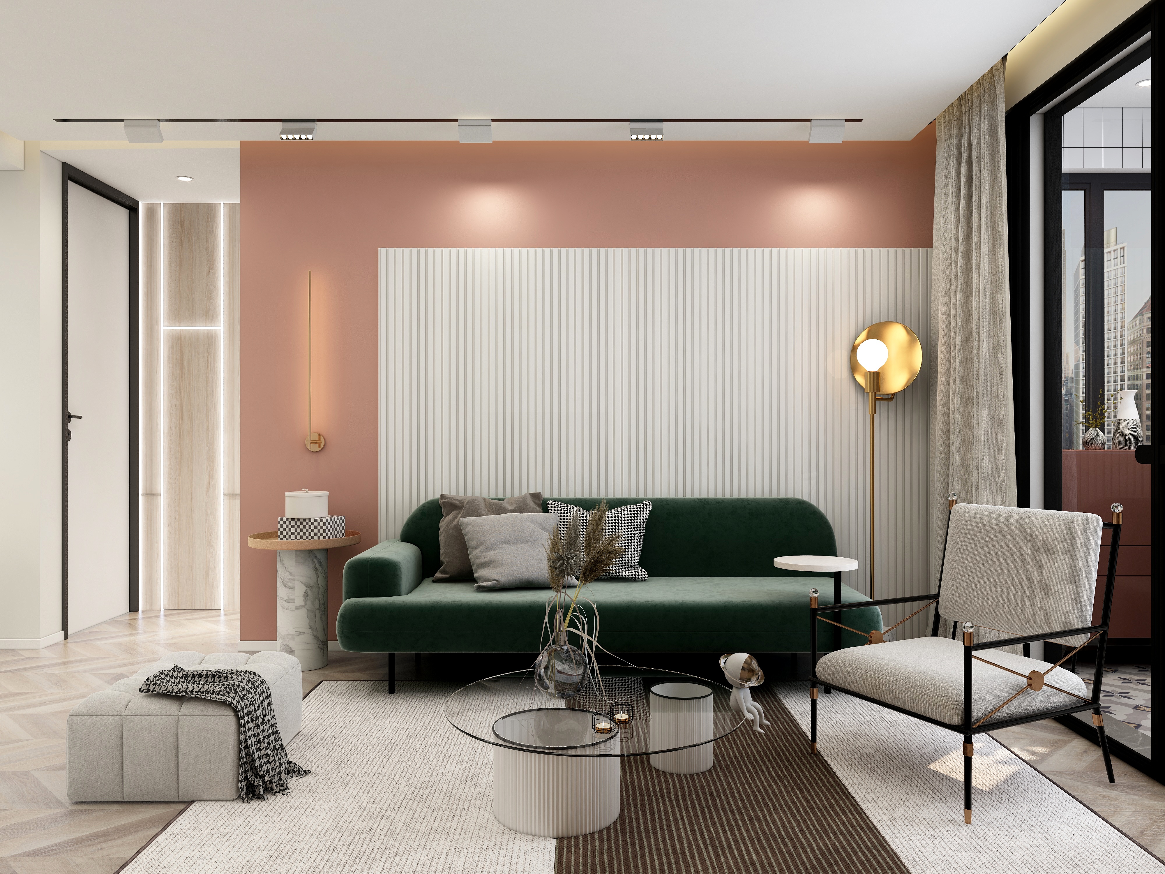 水木芸居设计-Morandi-tone：旖旎装修效果图