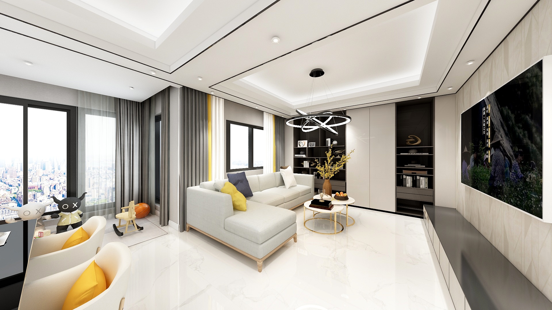 李洲童-现代120平-装修设计方案