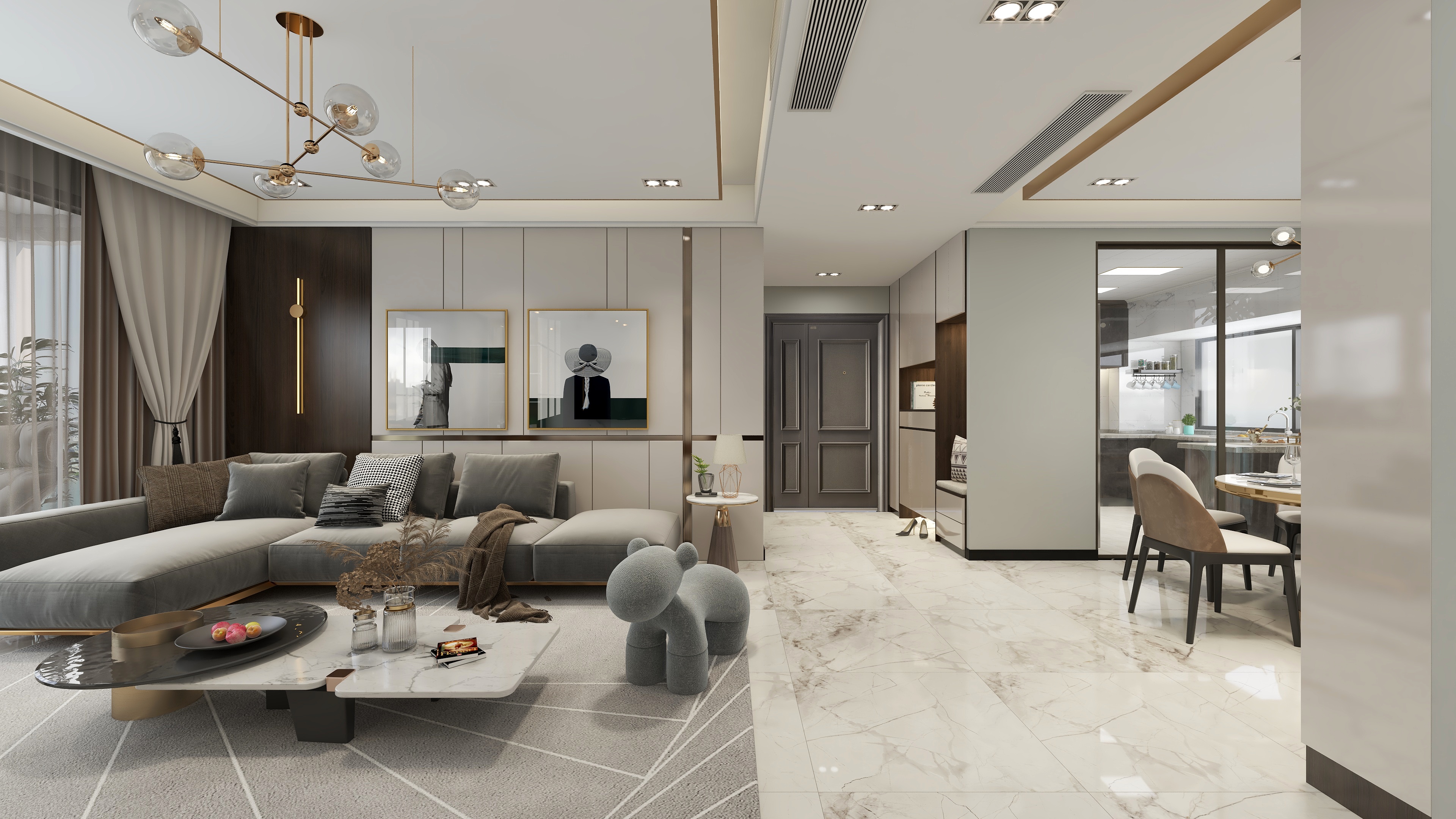 陈祥子-深圳华盛观芸二期-《无桐》装修效果图