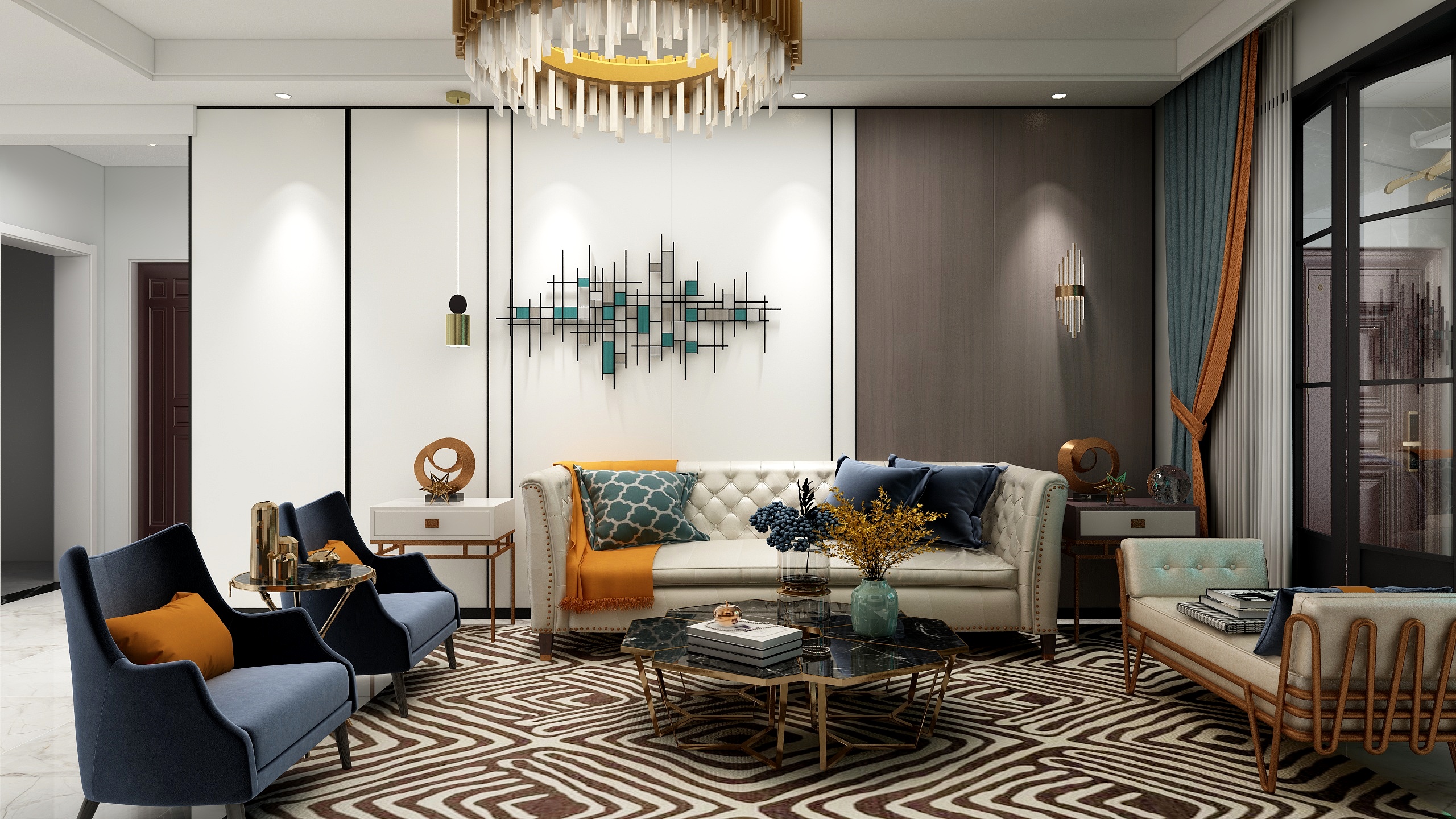 潇洋原创设计-锦园11#1-1-西-秦女士-装修设计方案