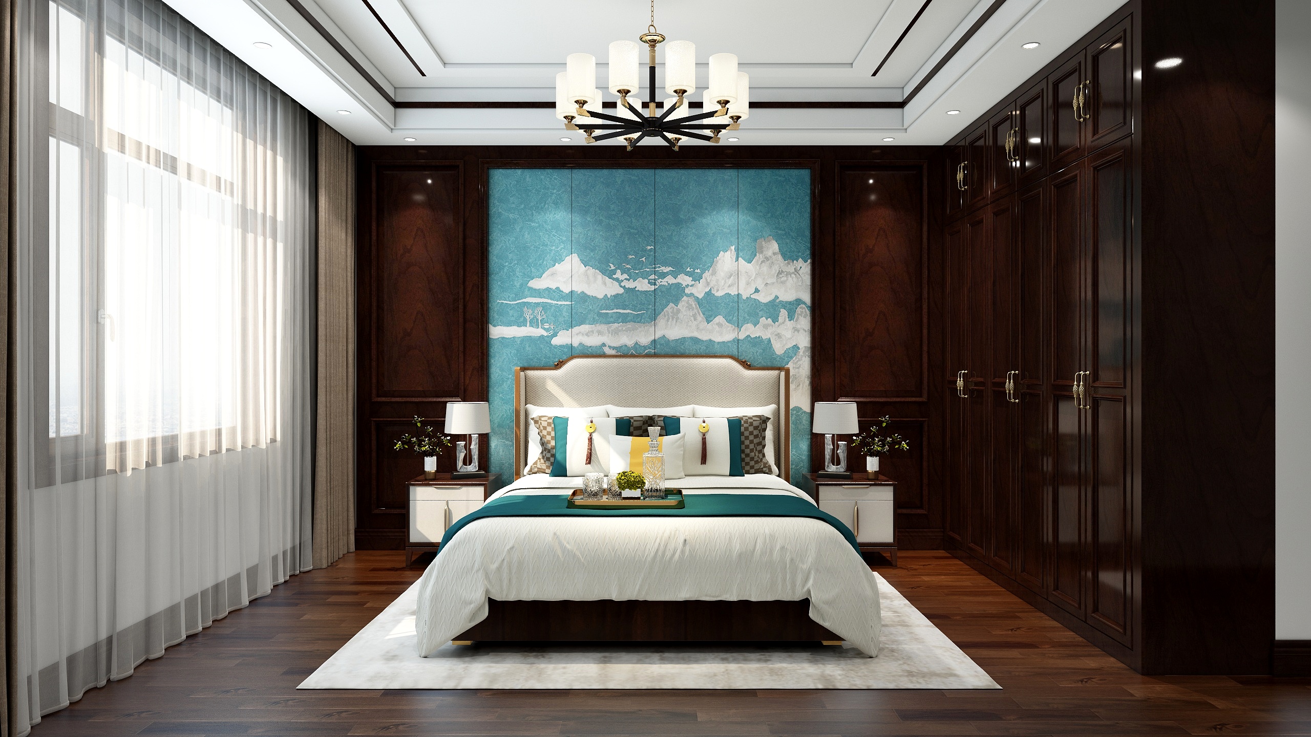 金橙JC-菱塘陆总二楼西南房-装修设计方案