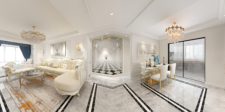 承衍设计-中海128户型-装修设计方案