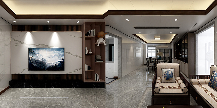 竹木纤维设计小曾-西建冠城世家-装修设计方案