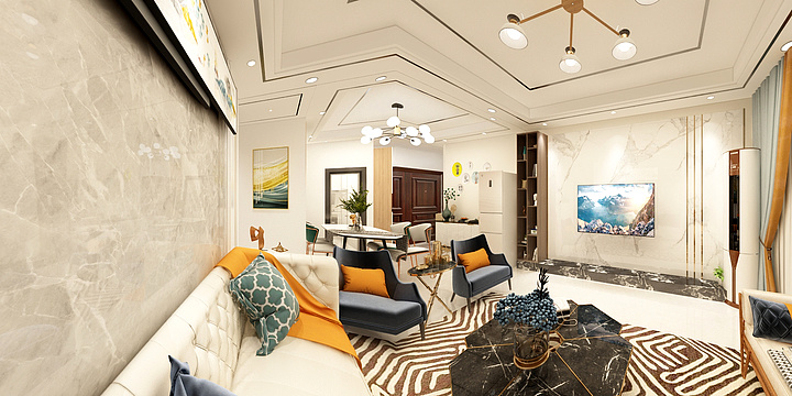 昆山徐达装饰设计工程有限公司-裕花园1606-装修设计方案