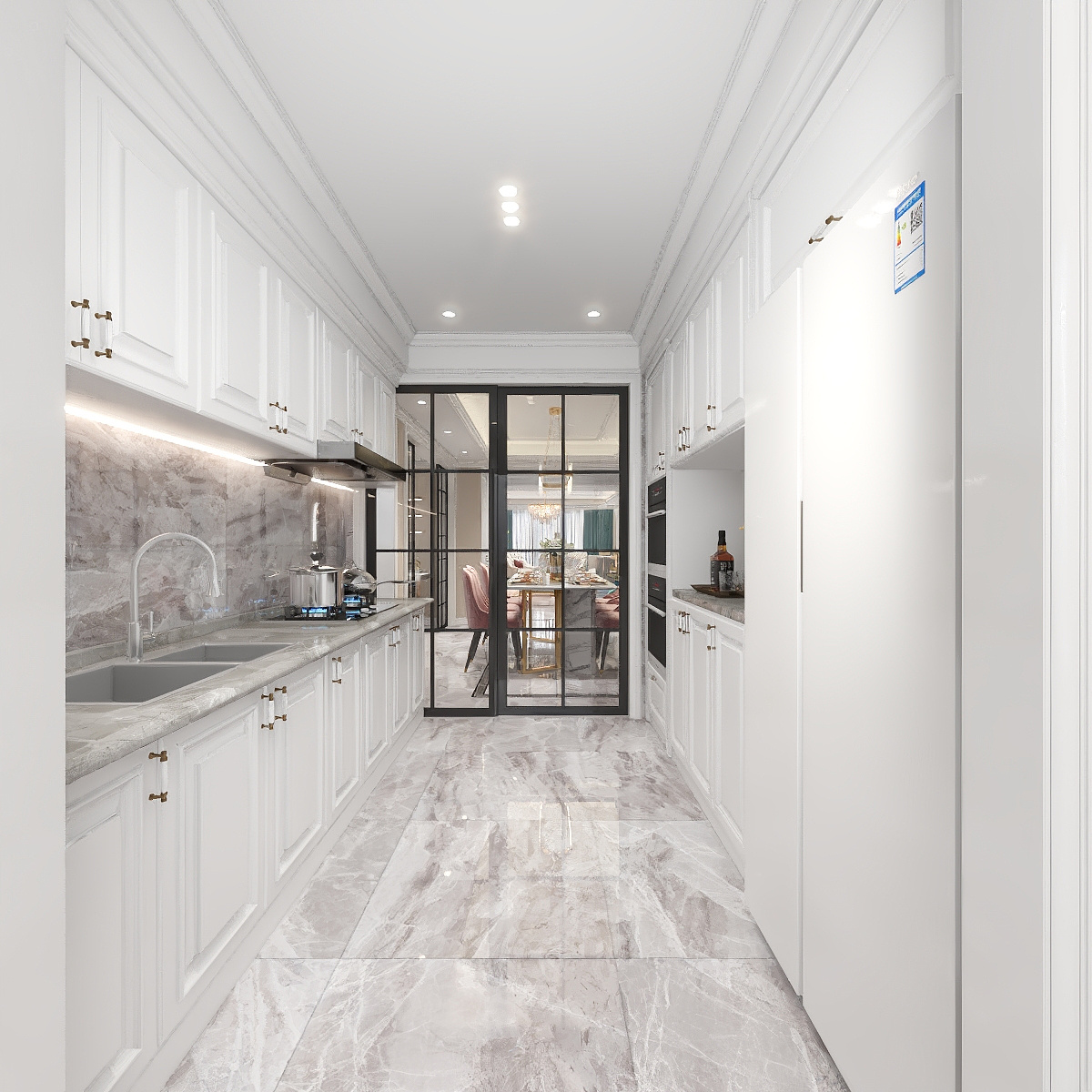 陈辉-内蒙-简美一层阳台装修效果图第3张