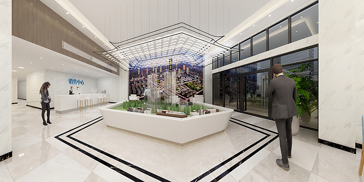 皮蛋瘦肉州-楼盘销售中心-装修设计方案