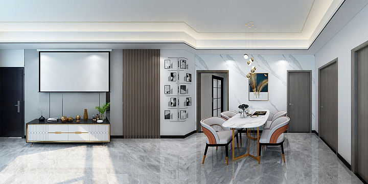 金享装修设计-自建房顶楼方案-装修设计方案