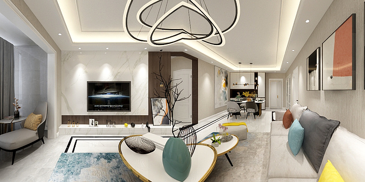 TU空间设计-广福国际样板房-装修设计方案