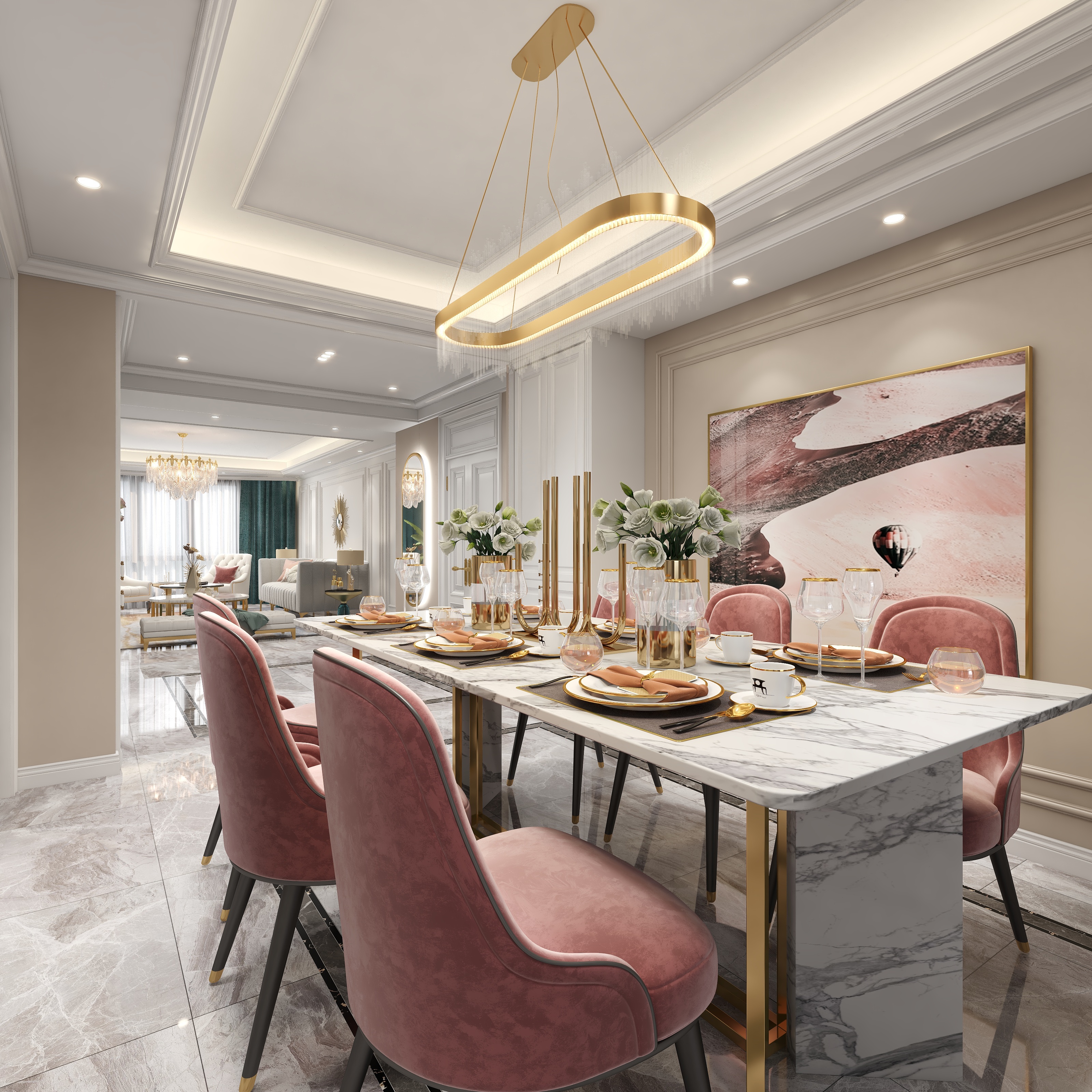 陈辉-内蒙-简美装修效果图