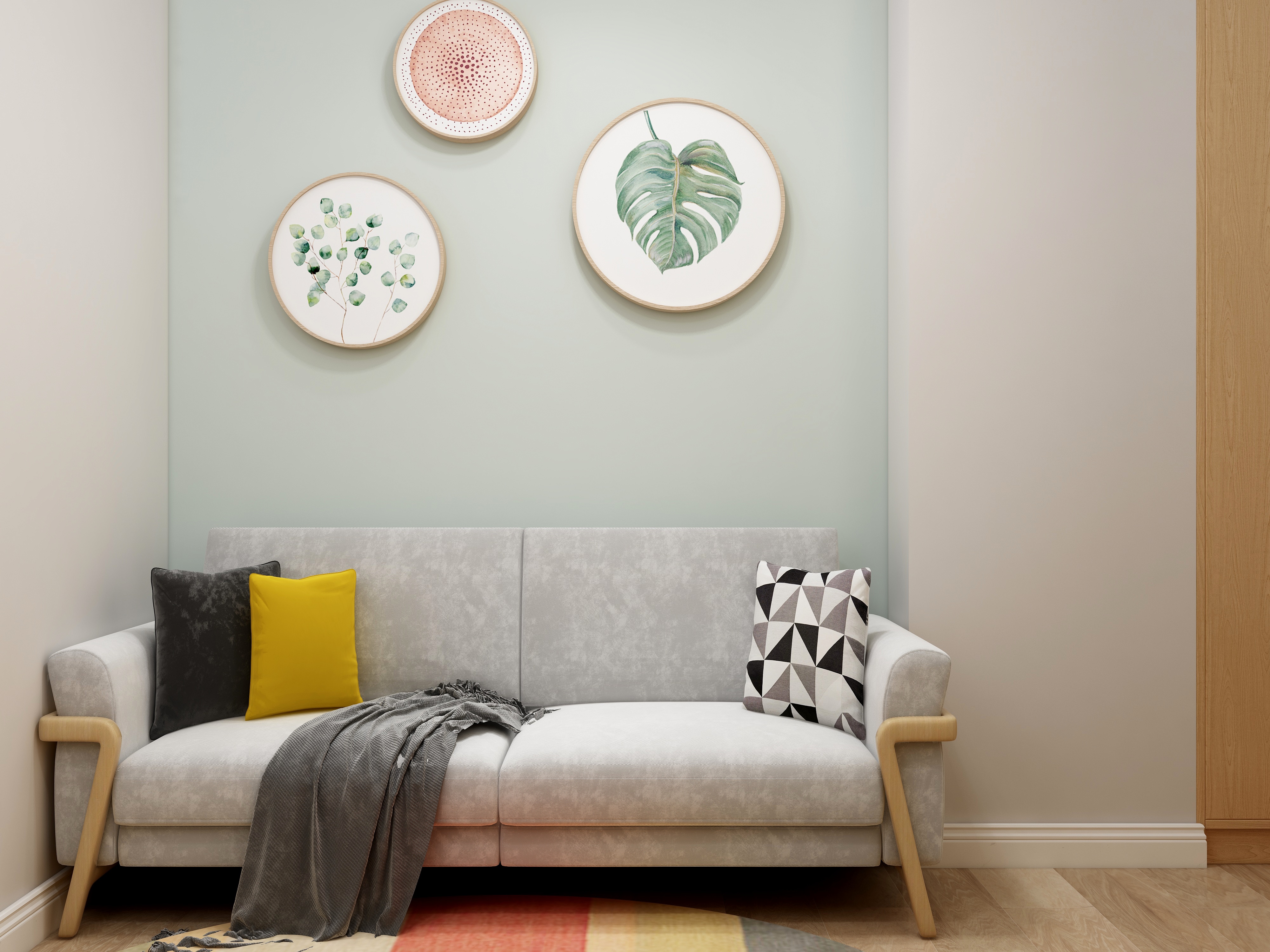 王思力-顺驰领海--北欧原木风装修效果图