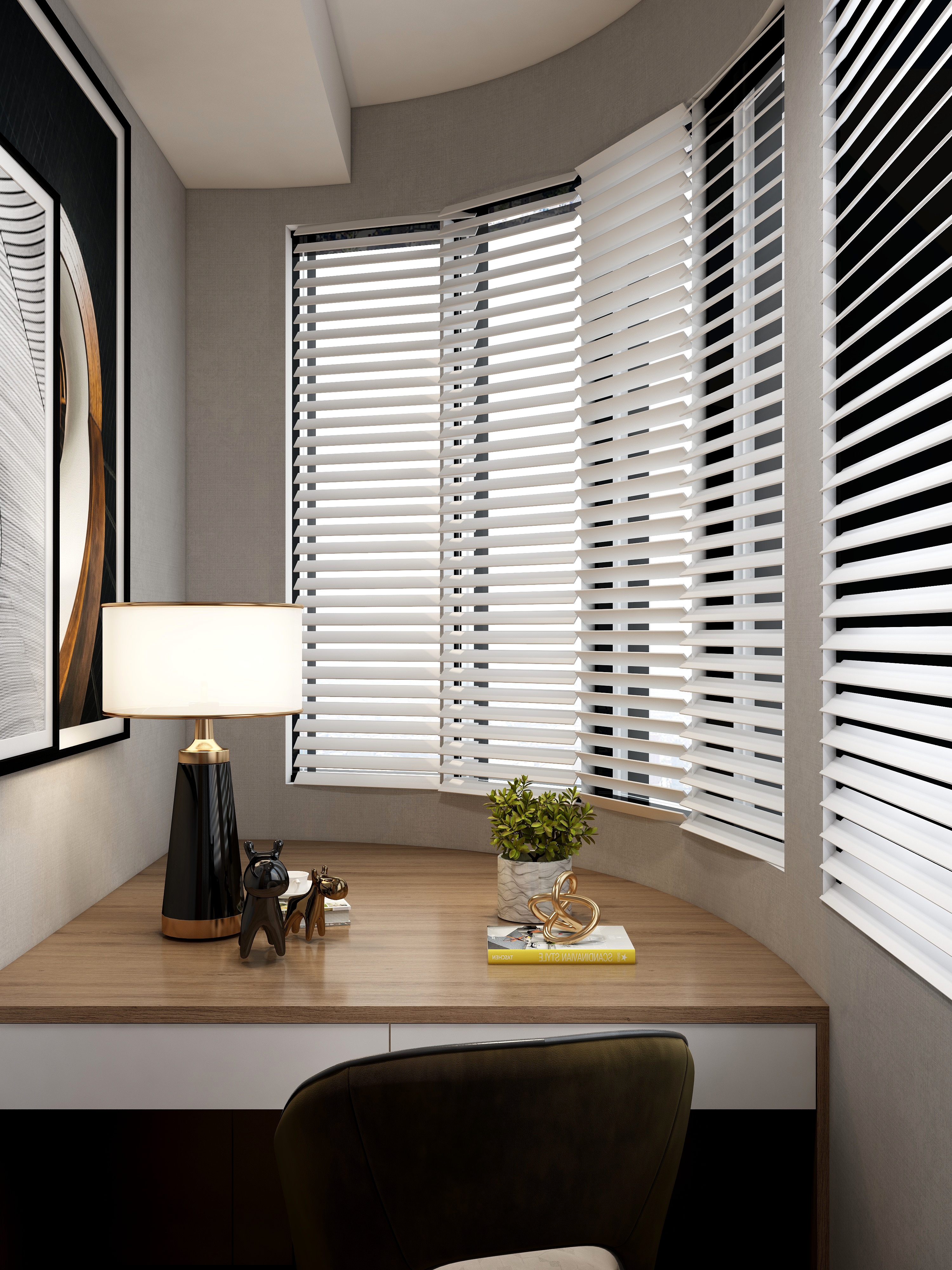 刘春伟-【止间】现代简约小三居装修效果图