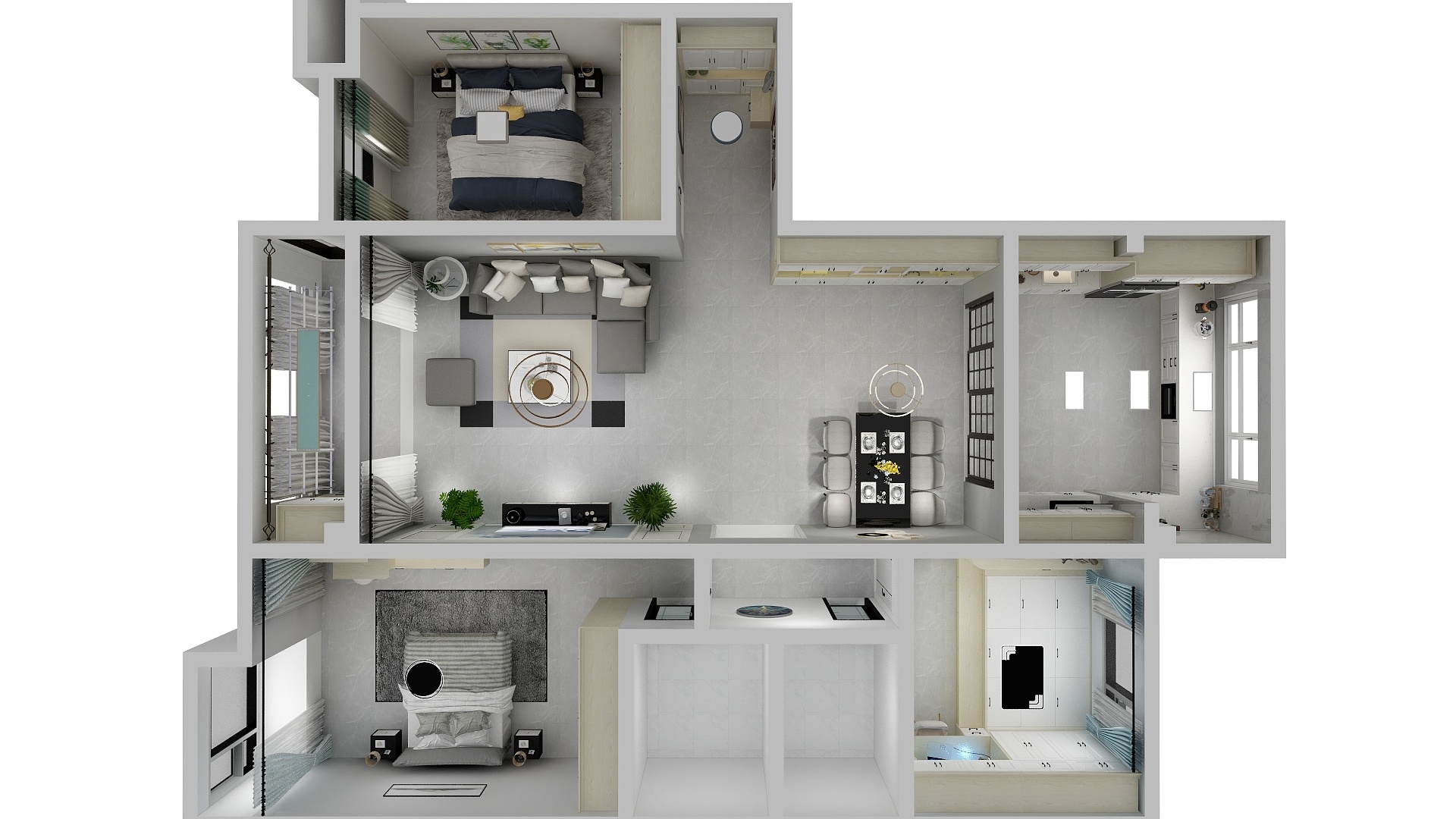 逍遥之家-湖南名苑145平面-装修设计方案