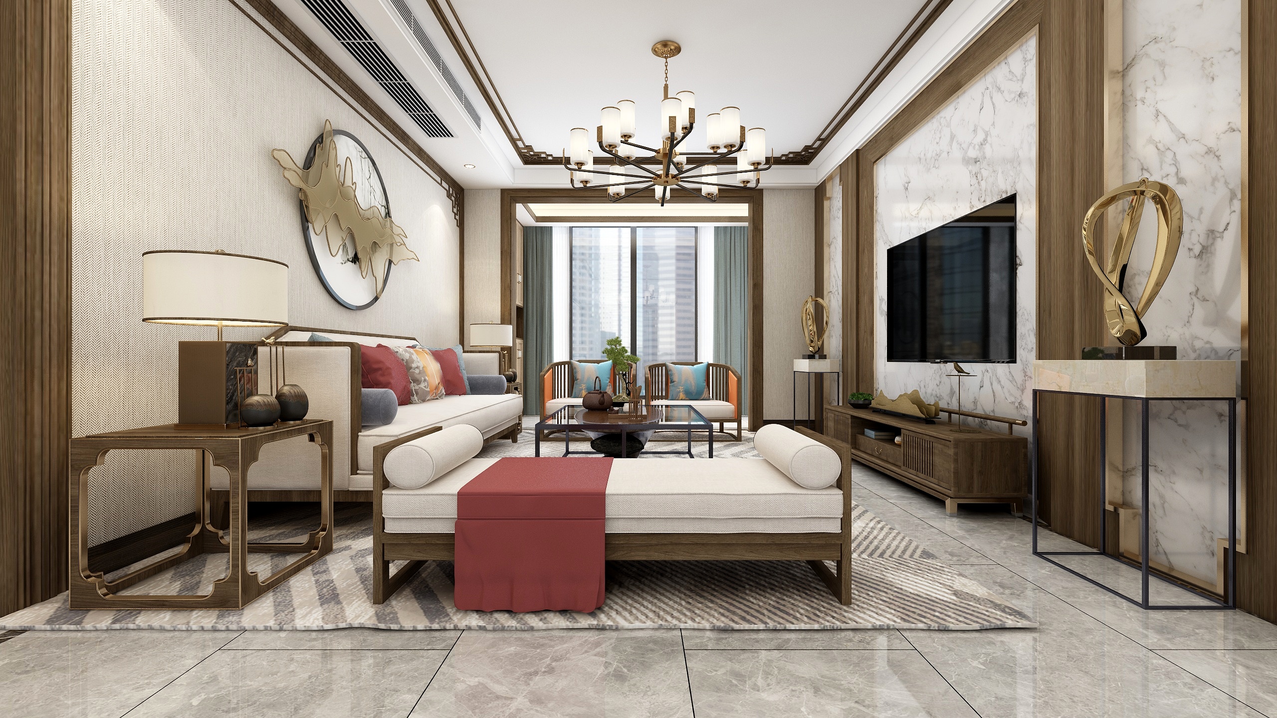 設计者-兴国黄府装修效果表现-装修设计方案