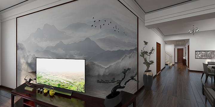 峰华设计天津金宜家装饰-中乒公寓楼下-装修设计方案