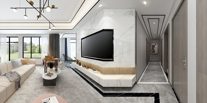 隐心JvyM-天誉珑城大户型黄先生-装修设计方案