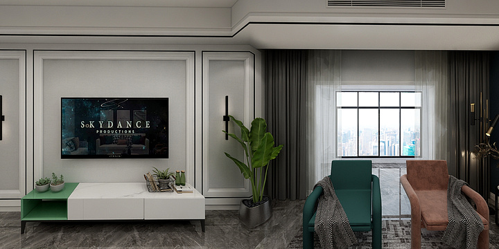 812****4-兆通大观花园大宅设计VR-装修设计方案