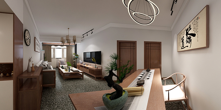 景程居舍装饰设计-沈成龙-装修设计方案