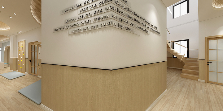 銮龙室内设计-效果图表现-爱尔福婴幼中心-富康店-装修设计方案