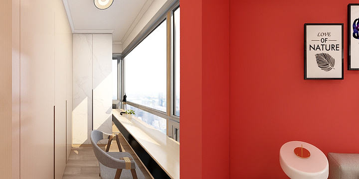 rose天堂设计沙龙-中性而简的北欧风-装修设计方案