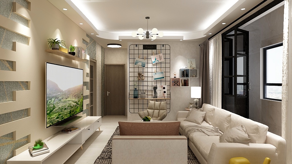 boboHmHH-瑞和园89.50㎡B户型3室2厅1卫-装修设计方案