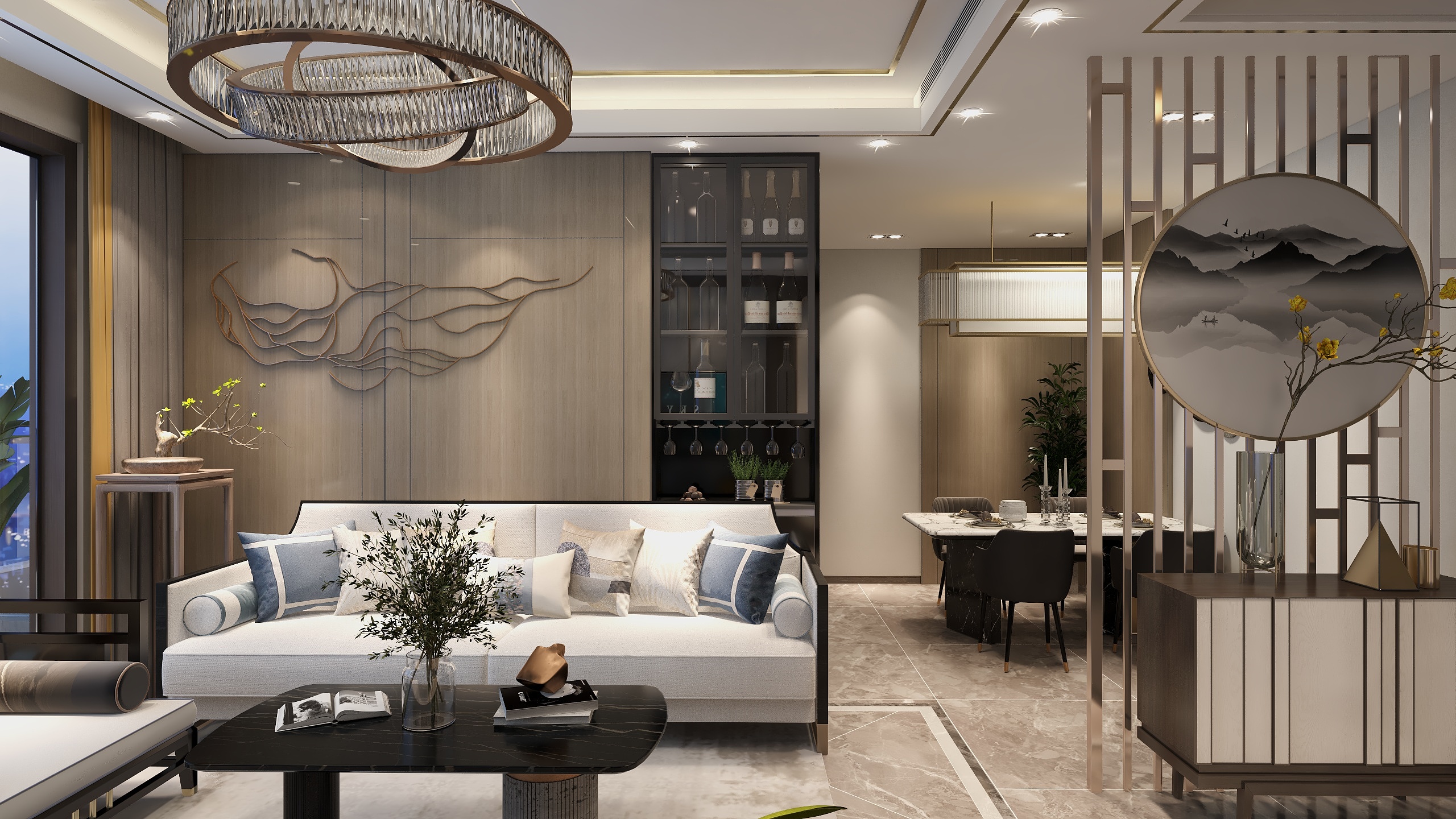 大西瓜-新中式装修效果图