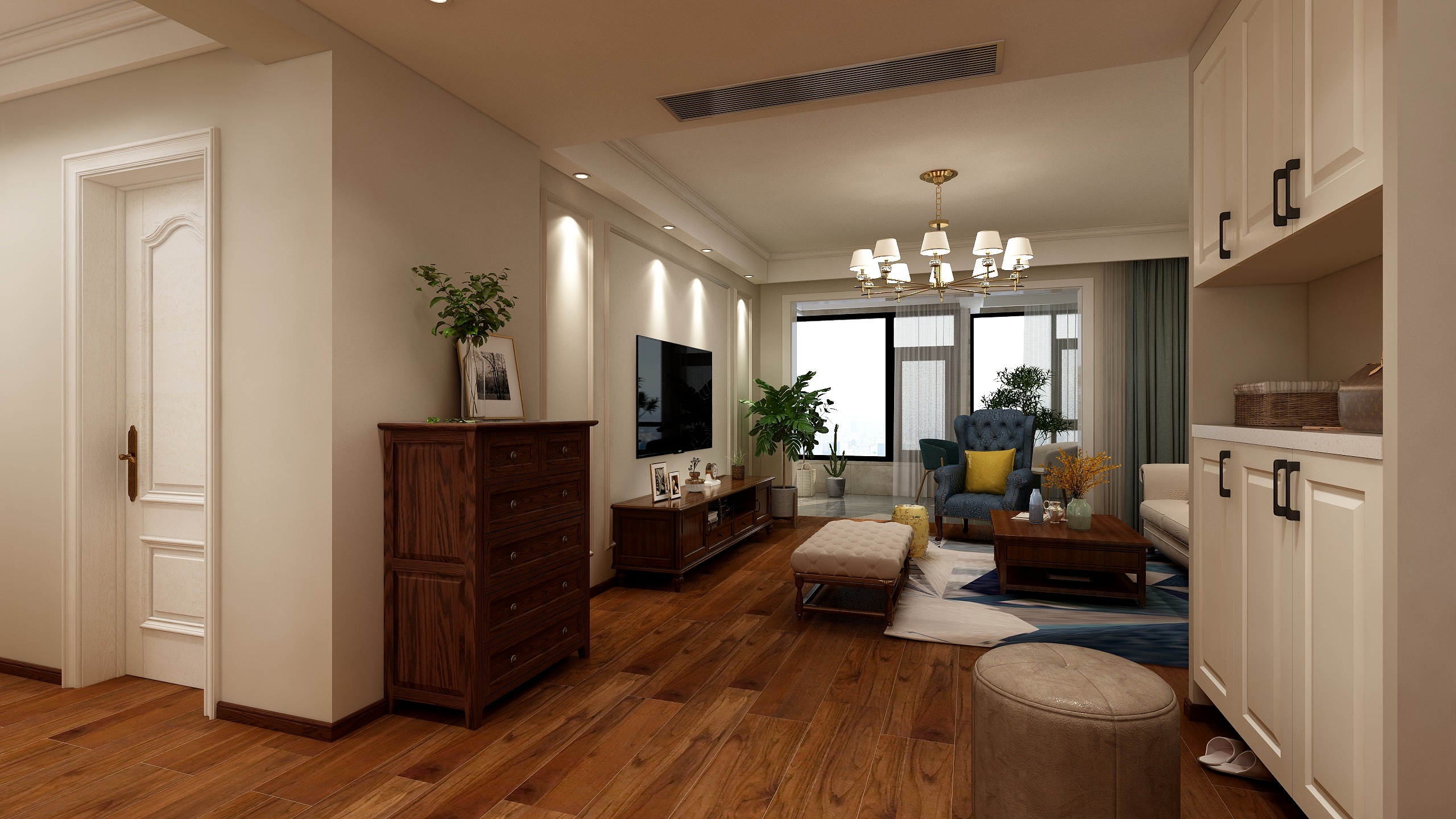 陈轩設計工作室-南电北苑B栋装修效果图