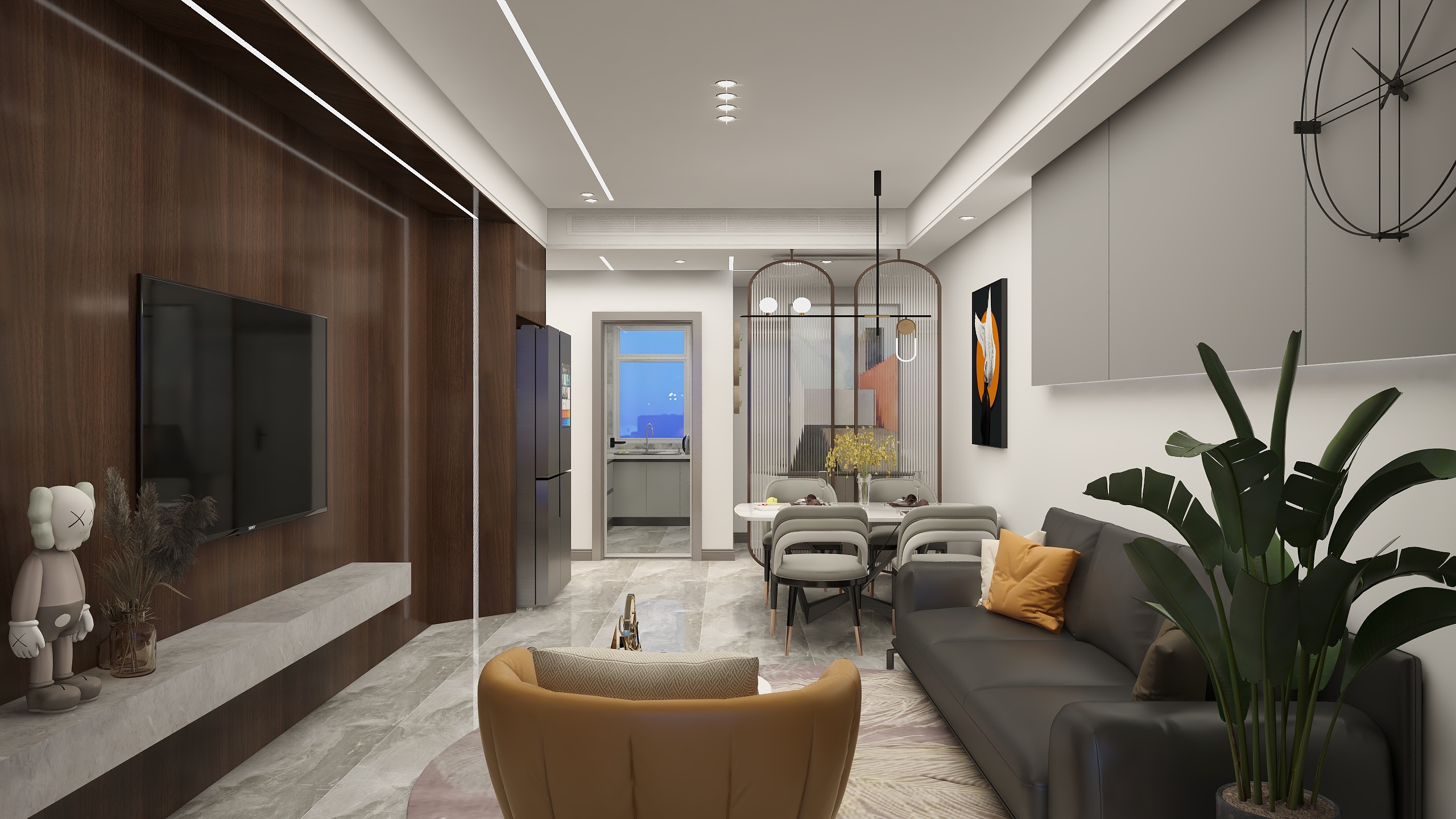 胡磊-都市简约-装修设计方案