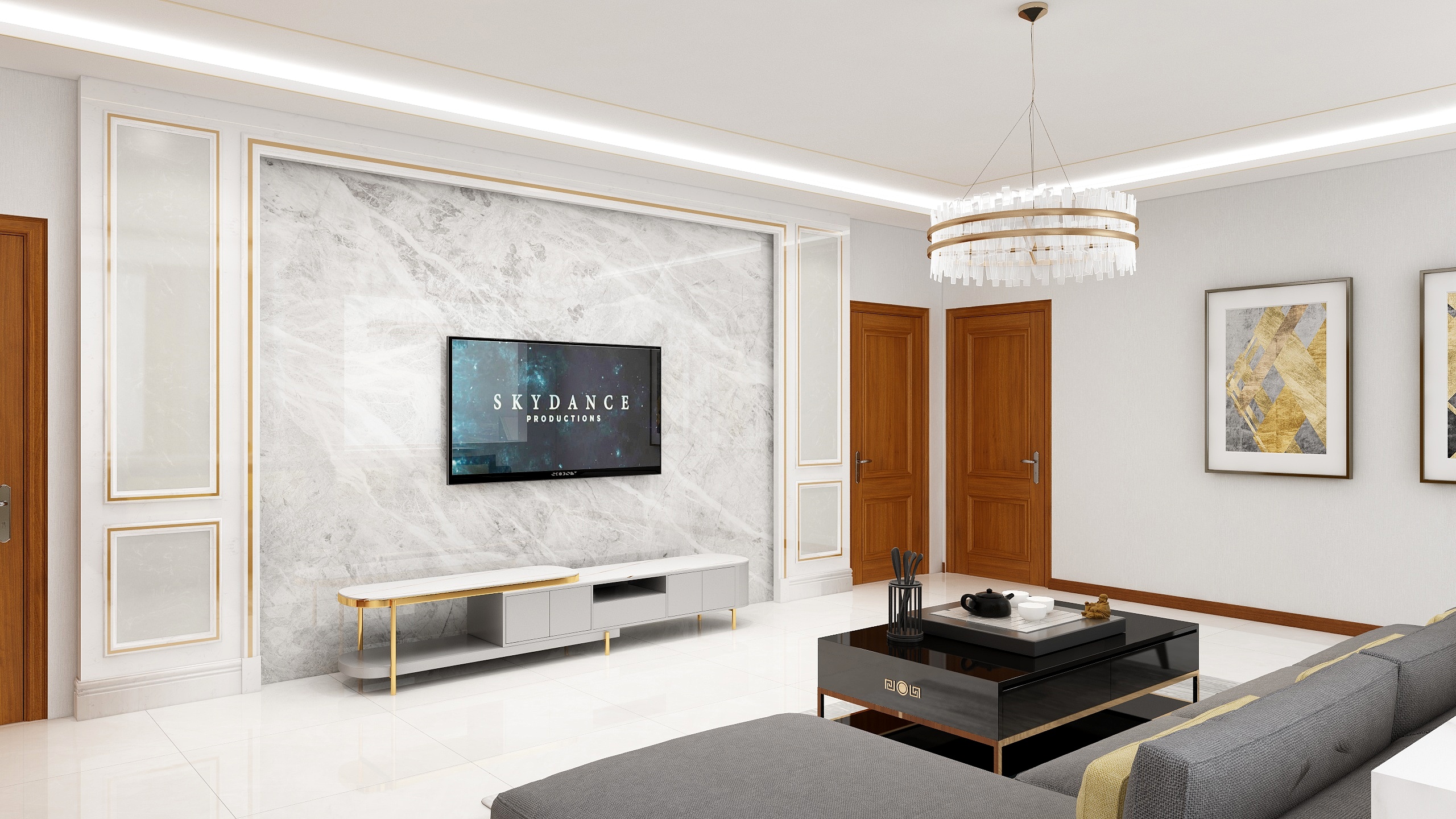 汉人美居装饰-利民轻奢-装修设计方案