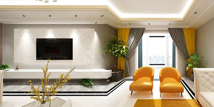 设计02ZtMJ-唐宁湾3室-装修设计方案