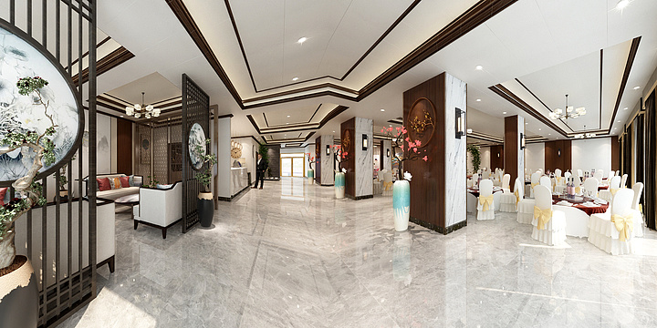 LJY88-范桥酒店一楼宴会厅-装修设计方案