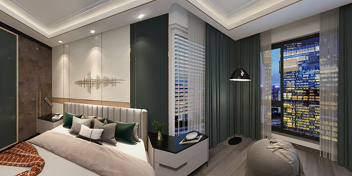 王百万设计-幸福家园88平-装修设计方案