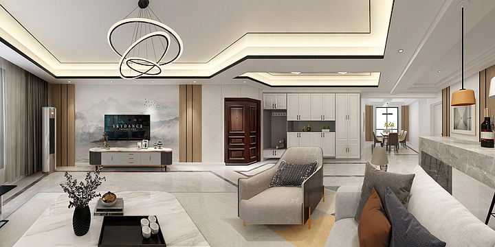 管辉-湘泸湘城~现代-装修设计方案