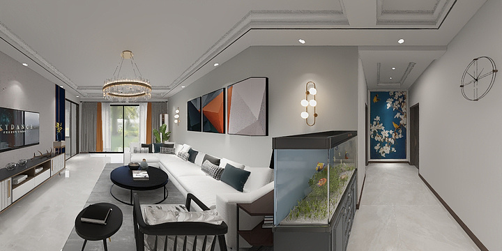 安丘格调装饰-安丘格调装饰中央花园李姐-装修设计方案