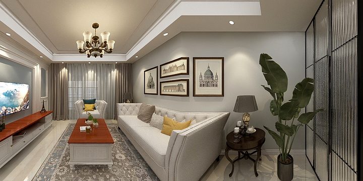 欣帝大人-中洲中央公园-装修设计方案